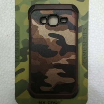 Gambar Samsung Galaxy A5 2015 Case ARMY Camoflase Slim Armor Brown Army