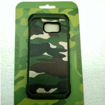 Gambar Samsung Galaxy S6 Edge Case ARMY Camoflase Slim Armor   Green Army