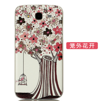 Gambar Samsung i9152 i9158 gt i9152p kartun ultra tipis matte timbul shell telepon shell