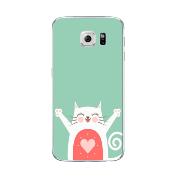 Gambar Samsung S6 C10 kecil yang lucu kucing handphone shell
