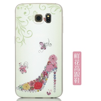 Gambar Samsung s6 g9200 kartun layar langsung shell tipis shell telepon