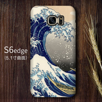 Gambar Samsung S6 S6 EDGE Berselancar Lulur Cangkang Keras Handphone Shell