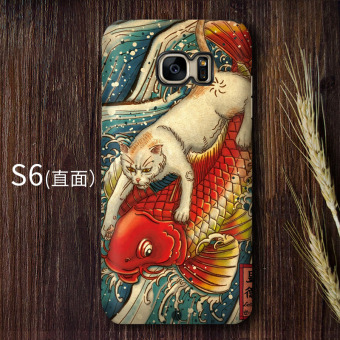 Gambar Samsung S6 S6 EDGE Berselancar Lulur Cangkang Keras Handphone Shell