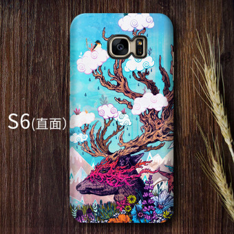 Gambar Samsung S6 s6edge Note3 kepribadian merek Drop matte cangkang keras ponsel shell