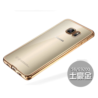 Gambar Samsung S6 SM G9200 G9280 S6 EDGE Layar Lurus Sangat Tipis Pelindung Shell Casing HP