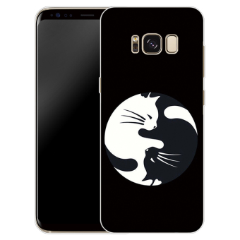 Gambar Samsung s8 s8 s8 kartun silikon transparan penutup ponsel cangkang pelindung shell ponsel