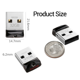 SanDisk CZ33 USB 2.0 Pen Drives 32GB Mini USB Flash Drive + OTG Adapter OTG Function Turn Into Phone USB Stick(32GB) - Intl Juli 2019 - 4 SanDisk CZ33 USB 2.0 Pen Drives 32GB mini USB flash drive + OTG adapter OTG function Turn into Phone USB stick(32GB) - intl - 4