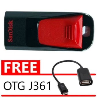 SanDisk Flash Disk Cruzer Edge 16 GB + Gratis OTG Adapter Kabel