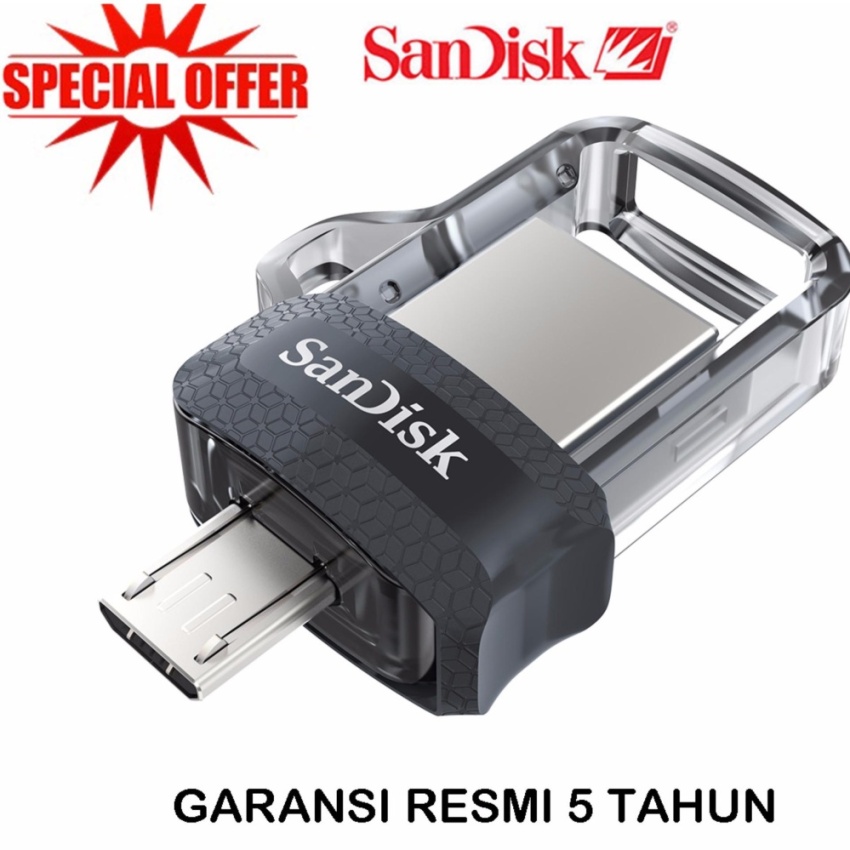Harga Sandisk OTG m3.0 16GB Dual Drive Flash Disk for Android