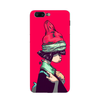 Gambar Satu ditambah satu ditambah ultra tipis soft shell shell telepon