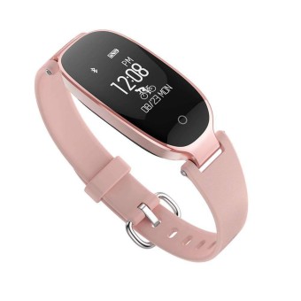 Scomas S3 Bluetooth Tahan Air Pintar Jam Tangan Modis Wanita Wanita Jantung Kecepatan Monitor Kebugaran Pelacak