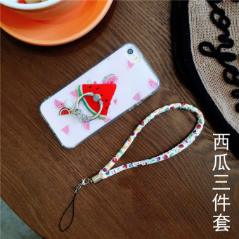 Gambar Se iphone5s jepang dan korea selatan cincin lanyard apel semua termasuk soft shell shell telepon