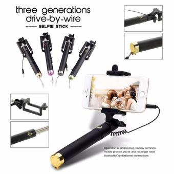 Selfie Stick Monopod Tongsis For HP Handphone Android IOS IPhoneSamsung Xiaomi Lenovo Asus