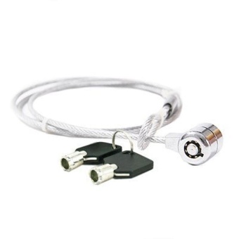 Gambar senmei Anti Theft Cable Chain Lock Security Lock Steel CableWithKeyfor Laptop Notebook .Silver   intl