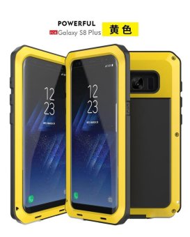 Gambar Shockproof Dustproof Water Resistant Aluminum Alloy Metal TemperedGlass Cover Case For Samsung Galaxy S8 Plus   intl