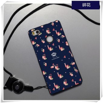 Gambar Silica Gel Soft Phone Case for Xiaomi Mi 4s with a Rope(Multicolor)