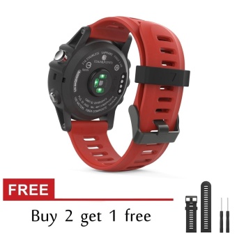 Gambar Silicone Replacement Band for Garmin Fenix 3 Fenix3 HR Fitness GPSSmartwatch Watch Strap With Tools   intl