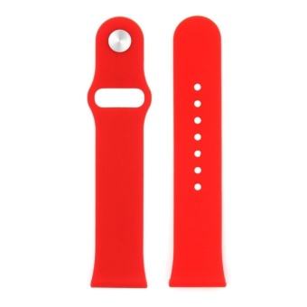 Gambar Silicone Separated Watchband Replacement for Apple Watch 38mm Red intl