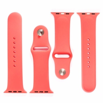 Gambar Silicone Watchband Strap for Apple Watch Series 1 and 2 38mm intl