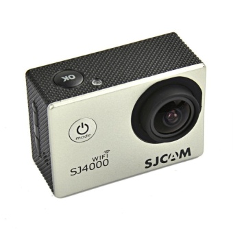 SJ4000 WiFi Sport Camera Waterproof Diving Wide Angle Lens (Silver) - intl  