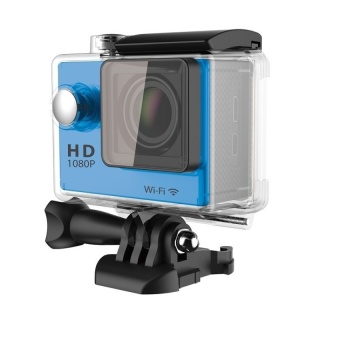 SJ6000 Style Action Camera W9 12MP CMOS 1080P HD 2.0 inch LCD Screen Sport Camcorder (Blue) - intl  