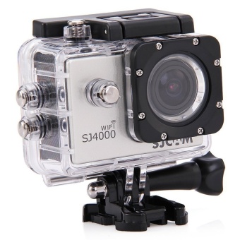 SJCAM SJ4000 Action Camera Diving 30M Waterproof Camera 1080P Full HD 170 Degree Sports DV (Silver) - intl  