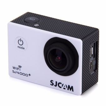 Sjcam Sj4000+ Plus Wifi Standard Version Action Camera Actio 12mp 1080p 1.5 Inch 170° Wide Angle Lens Waterproof Diving Hd Camcorder White - intl  