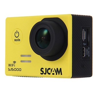 SJCAM SJ5000 WiFi Sports Camera Novatek 96655 14MP 1080P 170° Lens 2.0 Inch Waterproof HD Camcorder Car DVR (Yellow) - intl  
