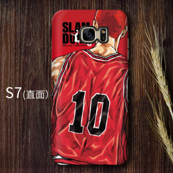 Gambar Slam Dunk S7edge note8 S8 kepribadian lurus layar melengkung shell telepon