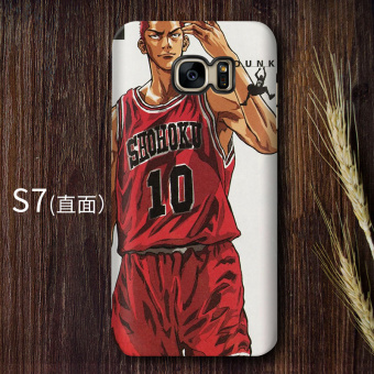 Gambar Slam Dunk S7edge note8 S8 kepribadian lurus layar melengkung shell telepon