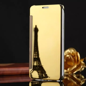 Gambar Smart Sleep Mirror Flip Case Cover For Samsung Galaxy S7 edge(gold)   intl