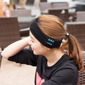 Gambar Smart Wearable Headphone Stereo Magic Music Headband SportsBluetooth Wireless Headset with Mic Answer Call for SmartPhone  intl