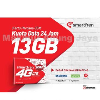 Smartfren Kartu Perdana GSM 4G Kuota 13 GB  