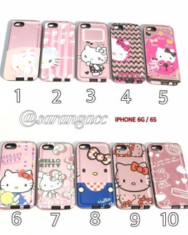 SOFT CASE 2 IN 1 HELLO KITTY FOR IPHONE 4G / 4S CASING COVER