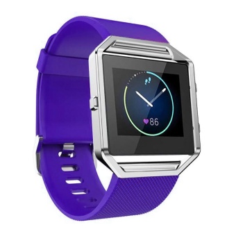 Gambar Soft Silicone Watch band Wrist strap For Fitbit Blaze Smart Watch  intl