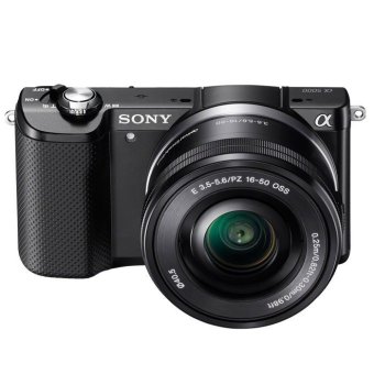 Sony Alpha a5000 Kamera + Lensa16-50mm - Hitam  