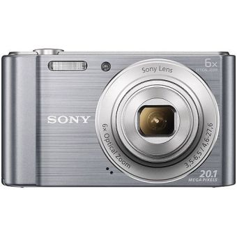 Sony Cyber-Shot DSC-W810 SI - 20.1 MP - Silver  