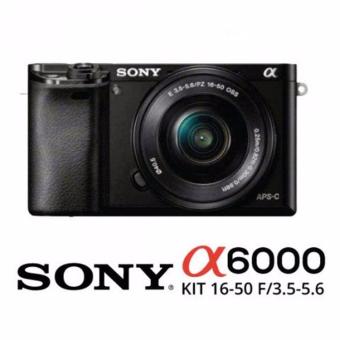 SONY Mirrorless Digital Camera Alpha A6000 KIT Lens 16-50MM [Black]  