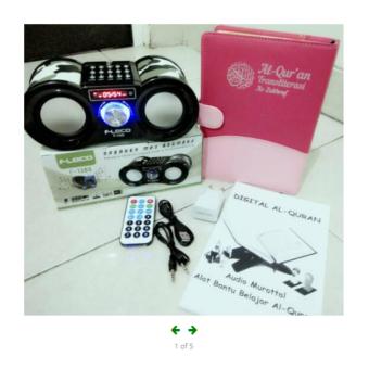 Gambar Speaker Radio ALQURAN MUROTTAL Fleco F1308 30JUZ ( Free batok casan )