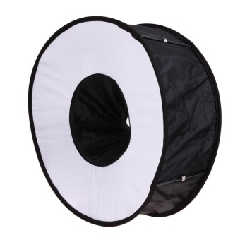 Gambar SpeedLite Softbox Flash Light 45cm Foldable for Canon NikonSpeedlight (White + Black)   intl