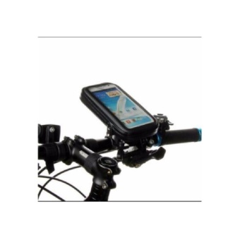 Gambar Splashproof HP Case Holder for Bicycle and Motor Bike SarungHandphone Tahan Air untuk Sepeda dan Motor