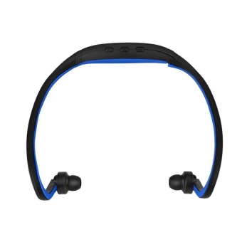 Gambar Sport Wireless Bluetooth 4.1 Earphone Stereo Headphones Headset MicTF Card Slot  Blue   intl