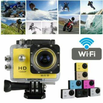 Sports Cam Action Camera WiFi Go-Pro 1080p Ultra HD DV Waterproof - Black  