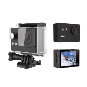 Sports DV Action Camera A8 720P HD Video + 120°Wide View Angle + Waterproof HD Camrecorder(Black) - intl  
