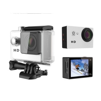 Sports DV Action Camera A8 720P HD Video + 120°Wide View Angle + Waterproof HD Camrecorder(White) - intl  