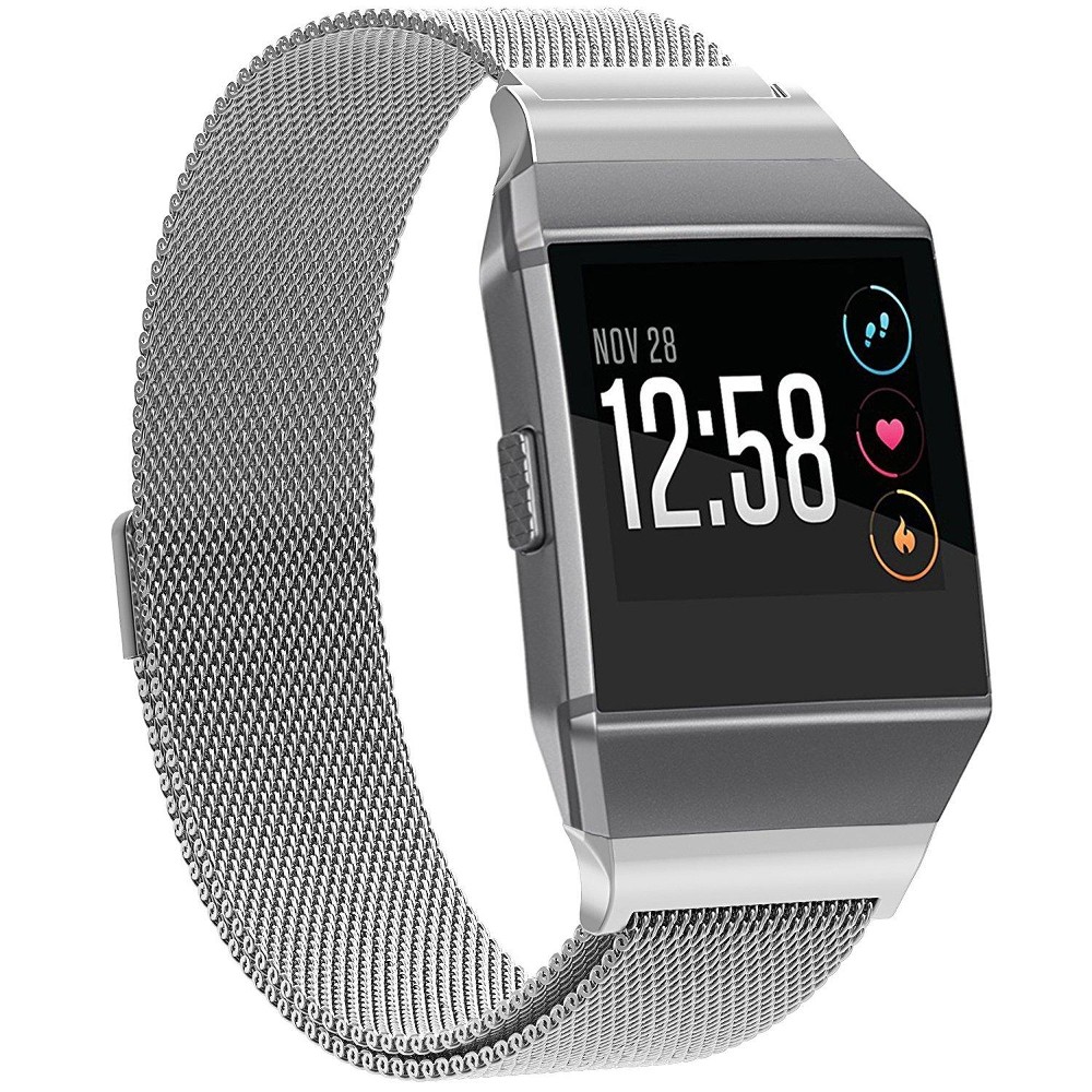 Stainless Steel Milanese Magnetic Fit Bit Ionic Penggantian Sprot Strap Aksesoris untuk Ionic Fit Bit Smart Watch Wanita Pria- INTL