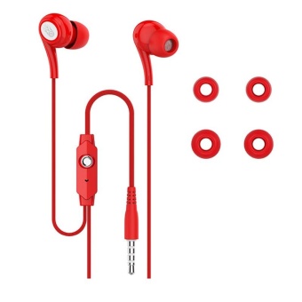Gambar Stereo Noise Reduction 6 Colors Wired Sports Earphone UniversalSmart Phone   intl