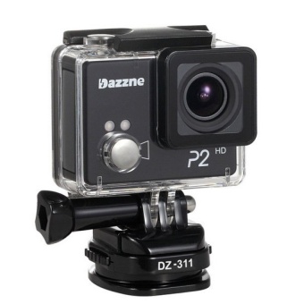Sunsky Dazzne P2 Waterproof Action Sports Camera, 2.0 Inch TFT Screen, Support HD 1080P Black - intl  