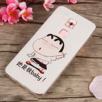 Gambar Suoya g9plus mla al10 silikon kartun penurunan resistensi lengan pelindung shell telepon