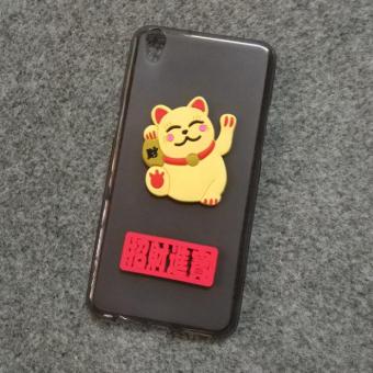 Gambar Super meng oppoa37m a37 silikon segar kecil tepi semua termasuk shell ponsel